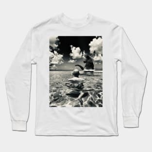 Gojira Chan - I Think This Island Is Deserted Long Sleeve T-Shirt